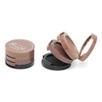 Roesia Rose Cosmetics 3 Tonlu Aynalı Kaş Farı Paleti Kaş Dolgunlaştırıcı Şekillendirici Kit - 02