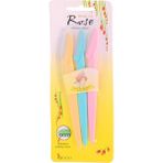 Roesia Rose Cosmetics 3'lü Kaş Usturası Paslanmaz Çelik ile Profesyonel Tıraş Deneyimi Sunar