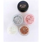 Roesia Rose Cosmetics Rose 4 Adet Glitter Jel & Işıltılı Simli Far - Kahverengi