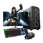 Rogame Gaming Set I5 10400F 16 gb 240 Ssd 1 tb Hdd 4 gb GTX1050TI 24 Monitör