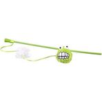 Rogz Catnip Toyz Fluffy Magic Stick Yeşil 46 cm Peluş Kedi Olta Oyuncağı