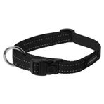 Rogz Siyah 20 mm L Boy Köpek Tasması