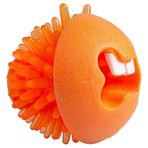Rogz Toyz Fred Traktatiebel Köpek Oyuncağı Turuncu 6,4 Cm