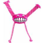Rogz Toyz Grinz Flossy Gülen Surat Pembe 24 cm Large Diş Bakım Köpek Oyuncağı