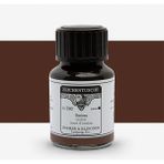 Rohrer & Klingner rohrer klıngner Rohrer&Klingner Kaligrafi mürekkebi Zeichentusche 29-airbrush-fırça-divit-sulu boya 50ml-760-umber - Çok Renkli