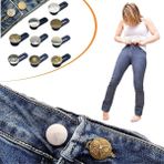 Roichil® 10 Adet Yedek Kot Düğmeleri Beden Genişletici - Çok Renkli - Standart - El İşi Malzemesi
