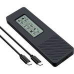Rojame LCD Ekranlı M2 Nvme To Type-C 3.2 SSD Kutusu