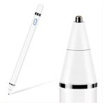 Roketcim Pencil 20 Stylus LED Işık Göstergeli Dokunmatik Tablet Kalemi - Beyaz