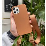 Rokmym Cep telefonu zinciri kılıf iPhone 11 ile uyumlu naylon omuz askısı yumuşak silikon cep telefonu kılıfı şık bant kordonlu asmak için koruyucu kılıf Case Cover iPhone 11 için. (iPhone 11 Pro,