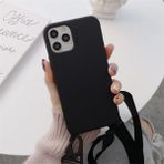 Rokmym iPhone 13 Pro ile uyumlu cep telefonu zinciri kılıfı, naylon omuz askısı, yumuşak silikon cep telefonu kılıfı, şık bant kordonlu, asmak için koruyucu kılıf, iPhone 13 Pro için.