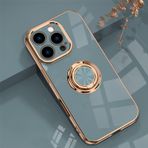 Rokmym Manyetik kılıf, iPhone 16 Pro Max ile uyumlu, yumuşak silikon cep telefonu kılıfı, 360 derece halka ayaklı, Mag-Safe için araç tutucu, metal çerçeve, kapak, iPhone 16 Pro Max için, büyükanne