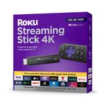 Roku Streaming Stick 4K 2021 | Akış Cihazı, 4K/HDR/Dolby Vision Roku Sesli Uzaktan Kumanda ve TV Kontrolü