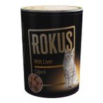 Rokus Ciğerli Yetişkin 410 gr Konserve Kedi Maması