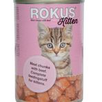 Rokus Tavuklu ve Sığır Etli 410 gr Yavru Kedi Konservesi