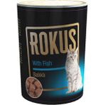 Rokus Yetişkin Kediler İçin Balıklı 12x410 gr Yaş Konserve Mama