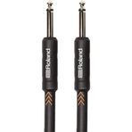 Roland Black-Serisi 4,5 m enstrüman kablosu, düz/düz, 6,3 mm jak - RIC-B15
