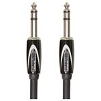 Roland Black-Serisi Stereo Bağlantı Kablosu – 6,3 mm -TRS Jak, Uzunluk: 3 m – RCC-10-TRTR
