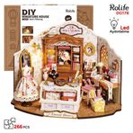 Rolife DG178 Elsa'nın Terzi Dükkanı (Elsa's Tailoring) DIY Minyatür Maket Model Seti Mini Dollhouse Model Kit 3D Puzzle