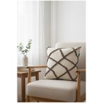 Rolivs Pena Cream Texture Punch Kırlent Kılıfı 47x47 cm (Pena 09) NK 1719