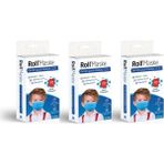 Roll Erkek Çocuk 3 Katlı Telli Cerrahi Maske 10 Lu 3 Adet