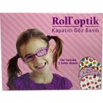 Roll Kapatıcı Göz Bandı Kız - Optik Kapatıcı Göz Bandı Kız Çocuk (3 Desenli) 100 Adet