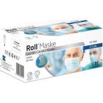 Roll Lastikli Cerrahi Maske 50 Adet 3 Katlı Steril Gamma Işınları ile İşlem Görmüş