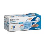 Roll Maske Comfort 3 Katlı Lastikli Cerrahi Maske 50 Adet cok-renkli