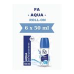 Roll-on Aqua - 6x50 Ml