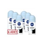 Roll-on Kadın 50 ML.Invisible Black&Whi Pure X 6 Adet