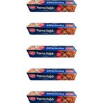 Roll-Up 5 Adet 37 cm 50 mt Beyaz Yağlı Fırın Tepsi Pişirme Kızartma Kağıdı