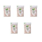 Roll-up Doğaya Dönüş Ekolojik Doğal Doğa Dostu %100 Ahşap Çatal - 16 Cm. - 50'li 5 Paket Meşe