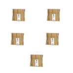 Roll-Up Doğaya Dönüş Ekolojik Doğal Körüklü Kraft Kağıt Pipet - 6 mm. - 19.5 Cm. - 100'lü 5 Paket