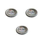 Roll-Up Kullan At Renkli Gri Parti Davet Plastik Tabak - 22 Cm. - 25 Adetlik 3 Paket