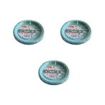 Roll-Up Kullan At Renkli Turkuaz Parti Davet Plastik Tabak - 22 Cm. - 25 Adetlik 3 Paket
