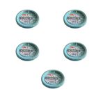 Roll-Up Kullan At Renkli Turkuaz Parti Davet Plastik Tabak - 22 Cm. - 25 Adetlik 5 Paket