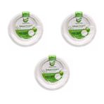 Roll-Up Nature Ekolojik Karton Kağıt Parti Tek Kullanımlık Tabak - 22 Cm. - 50 Adetlik 3 Paket