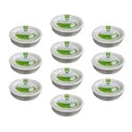 Roll-Up Nature Ekolojik Karton Kağıt Tek Kullanımlık Oval Tabak - 20x26 Cm. - 50 Adetlik 10 Paket