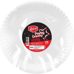 Roll-Up Party Dreams Karton Tabak Beyaz 25'Li 22 Cm 3 Adet