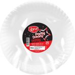 Roll-Up Party Dreams Karton Tabak Beyaz 25'li 22 cm 5 Adet