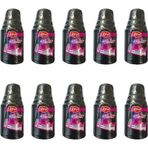 Roll-Up Party Dreams Parti Davet Piknik Renkli Plastik Sert Mika Bardak - Siyah - 25'Li 10 Paket