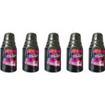 Roll-Up Party Dreams Parti Davet Piknik Renkli Plastik Sert Mika Bardak - Siyah - 25'Li 5 Paket