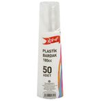 Roll Up Plastik 180 cc Şeffaf 50'li Şeffaf Bardak