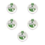 Roll-Up Roll-up Nature Ekolojik Karton Kağıt Parti Tek Kullanımlık Tabak - 18 Cm. - 50 Adetlik 5 Paket Beyaz
