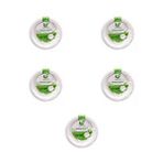 Roll-Up Roll-up Nature Ekolojik Karton Kağıt Parti Tek Kullanımlık Tabak - 22 Cm. - 50 Adetlik 5 Paket Beyaz