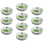 Roll-Up Roll-up Nature Ekolojik Karton Kağıt Tek Kullanımlık Oval Tabak - 20x26 Cm. - 50 Adetlik 10 Paket Beyaz