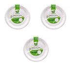 Roll-Up Roll-up Nature Ekolojik Karton Kağıt Tek Kullanımlık Tabak - 26 Cm. - 50 Adetlik 3 Paket Beyaz
