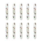 Roll-Up Roll-up Tek Kullanımlık Laminelli Zeytin Desenli Kağıt Masa Örtüsü - 100x150 Cm. - 16 Yaprak 10 Rulo Beyaz