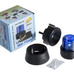 ROLLY TOYS Ferbedo el feneri mavi (bebek sürmek ve pedallı traktörler, polis arabaları, araca montaj veya direksiyon simidi için yanıp sönen ışık) 401000