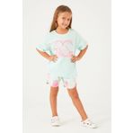 ROLY POLY 3086 Mint Pamuklu Anne Kız Çocuk Şort Takım