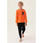 Roly Poly 3338 Pamuklu Uzun Kollu Erkek Garson Pijama Takımı